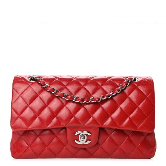 CHANEL

Lambskin Quilted Medium Double Flap Red | Fashionphile