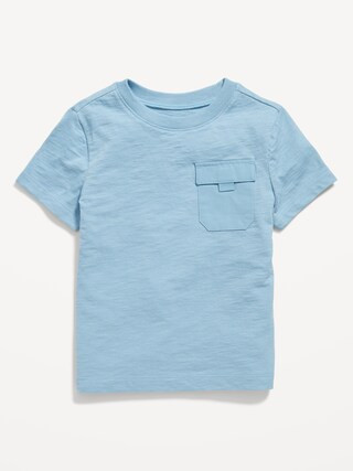 Slub-Knit Cargo-Pocket T-Shirt for Toddler Boys | Old Navy (US)