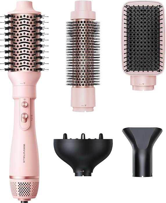Blow Dryer Brush Set, Wavytalk Air Sculpt 5-in-1 Hot Air Brush Set, Multi Hair Styler for Salon B... | Amazon (US)