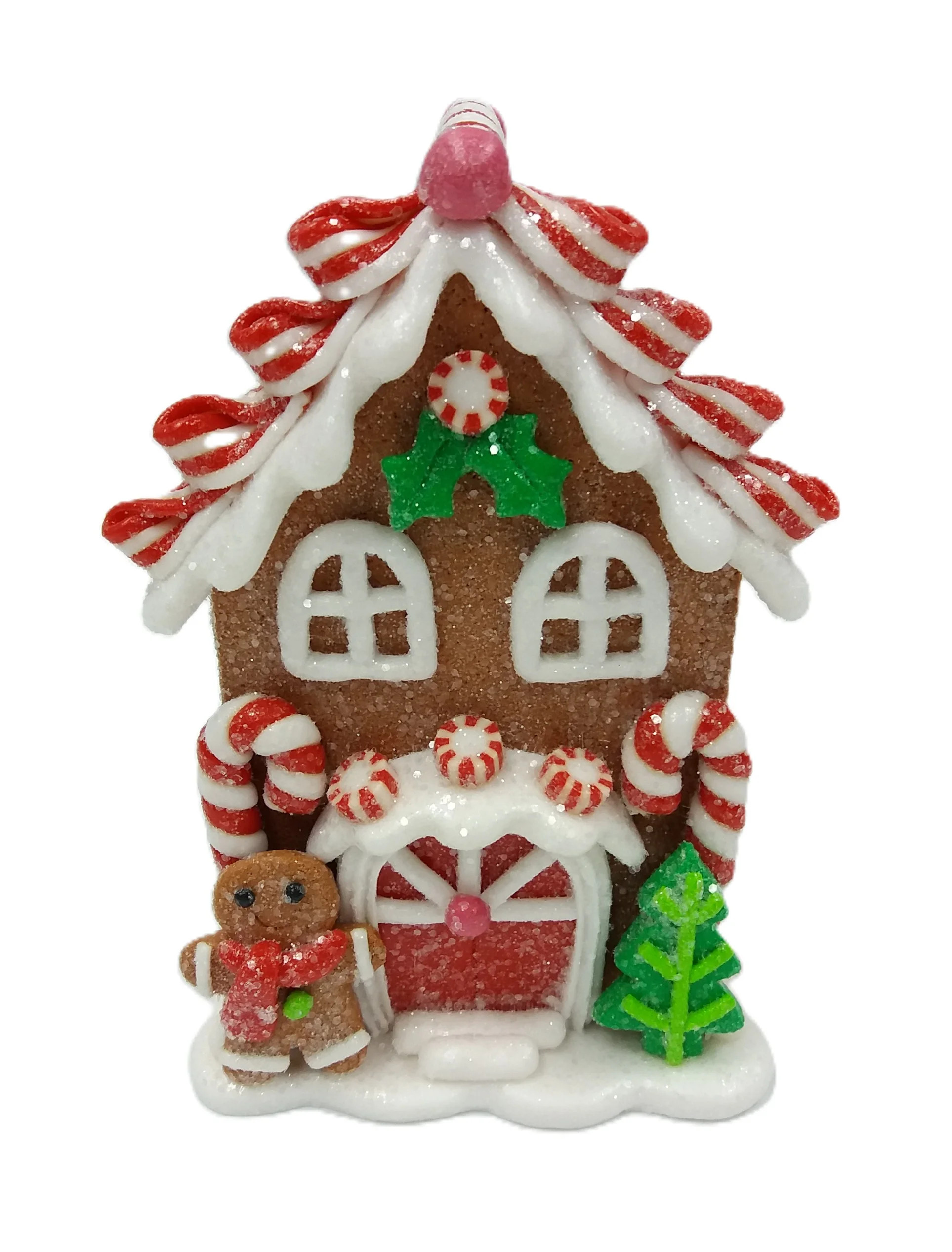 Gingerbread House Christmas Tabletop Decoration, Multicolor, 5", by Holiday Time - Walmart.com | Walmart (US)