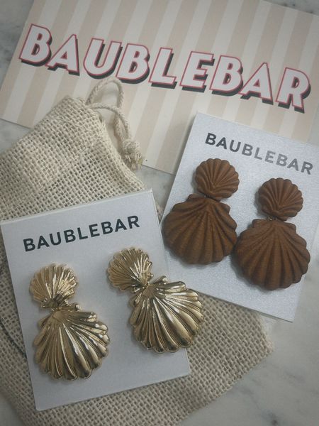 Seashell Earrings from Baublebar 

#LTKSeasonal #LTKFindsUnder50 #LTKTravel