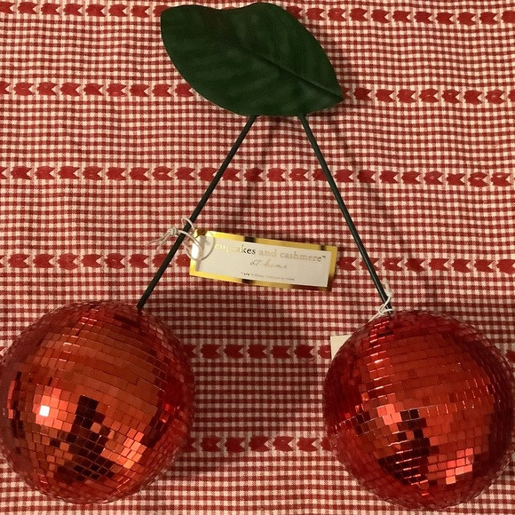 Cupcakes and Cashmere Red Disco Cherry Valentine’s Day TikTok Sequin CherriesNWT | Poshmark