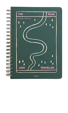 Papier Off Piste Spiral Travel Journal in Green from Revolve.com | Revolve Clothing (Global)
