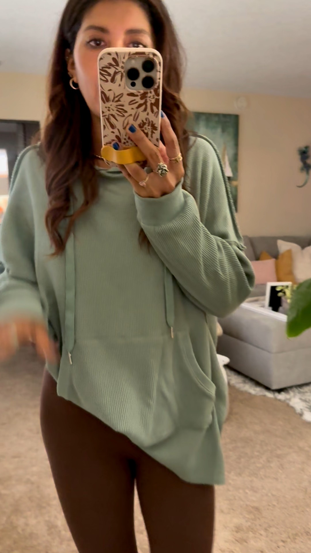 Casual yet chic OOTD! This waffle knit long sleeve oversized shirt (designer-inspired, size S) is a closet staple. I paired it with leggings (size xs/s and my comfy, stylish sneakers (size 8). Add a belt bag or shoulder bag to complete the look! Perfect for everyday wear. ✨ #WaffleKnitStyle #OOTDInspo

Amazon. Travel. waffle knit shirt, oversized long sleeve, skinny jeans outfit, hiking boots, casual chic look, everyday fashion, holiday outfit ideas, travel outfit inspiration, comfy yet stylish, gifts for her, gifts for him, holiday gift guide, casual winter outfit, leggings, designer-inspired style.

#LTKmomlife #LTKValentine #LTKootd