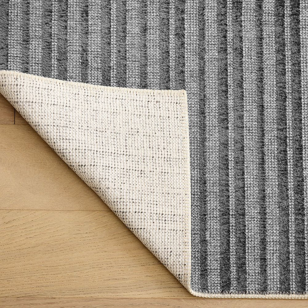 Washable Tonal Stripe Rug | Pottery Barn Teen