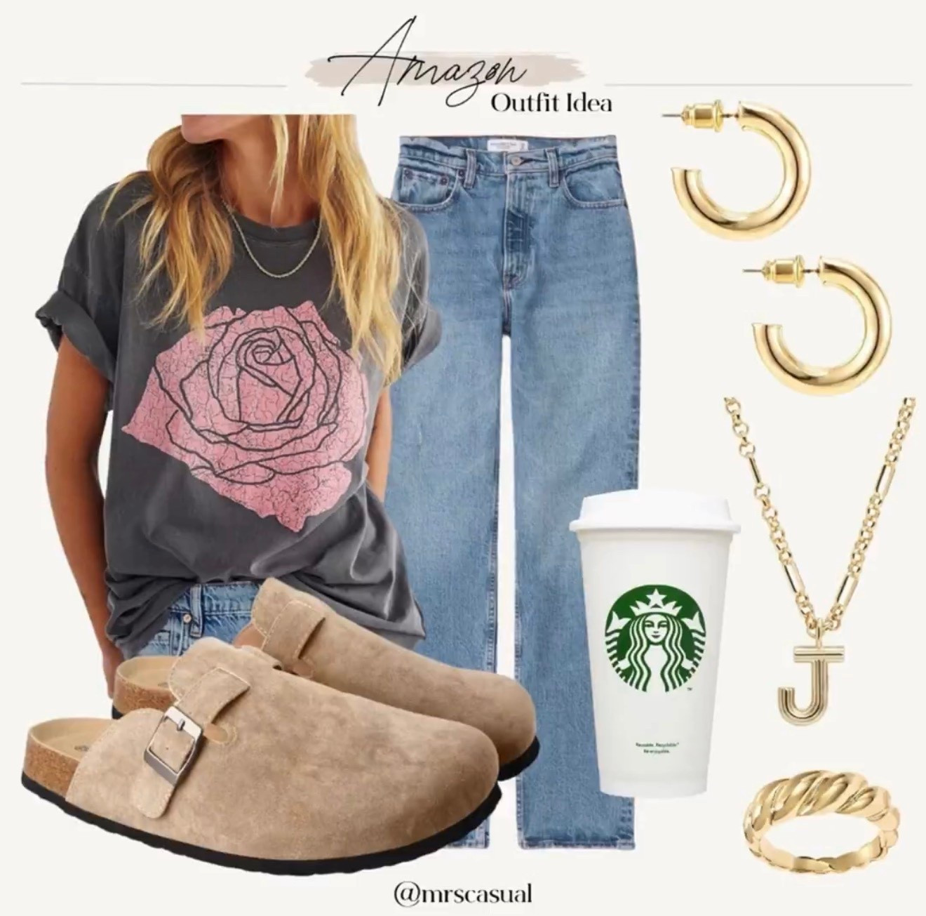 Effortless everyday outfit energy — graphic tee, good jeans, comfy shoes 🔗⬇️

#LTKOver40 #LTKSeasonal #LTKmomlife