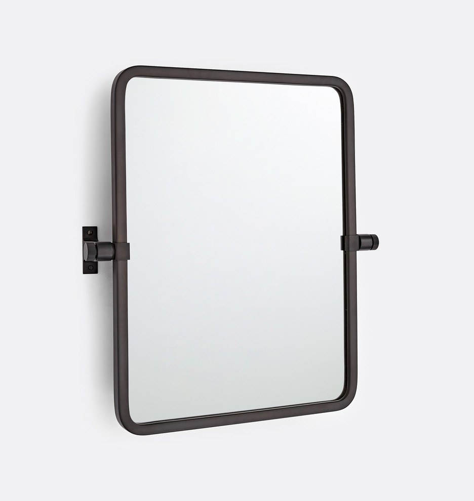 West Slope Rounded Rectangle Pivot Mirror | Rejuvenation