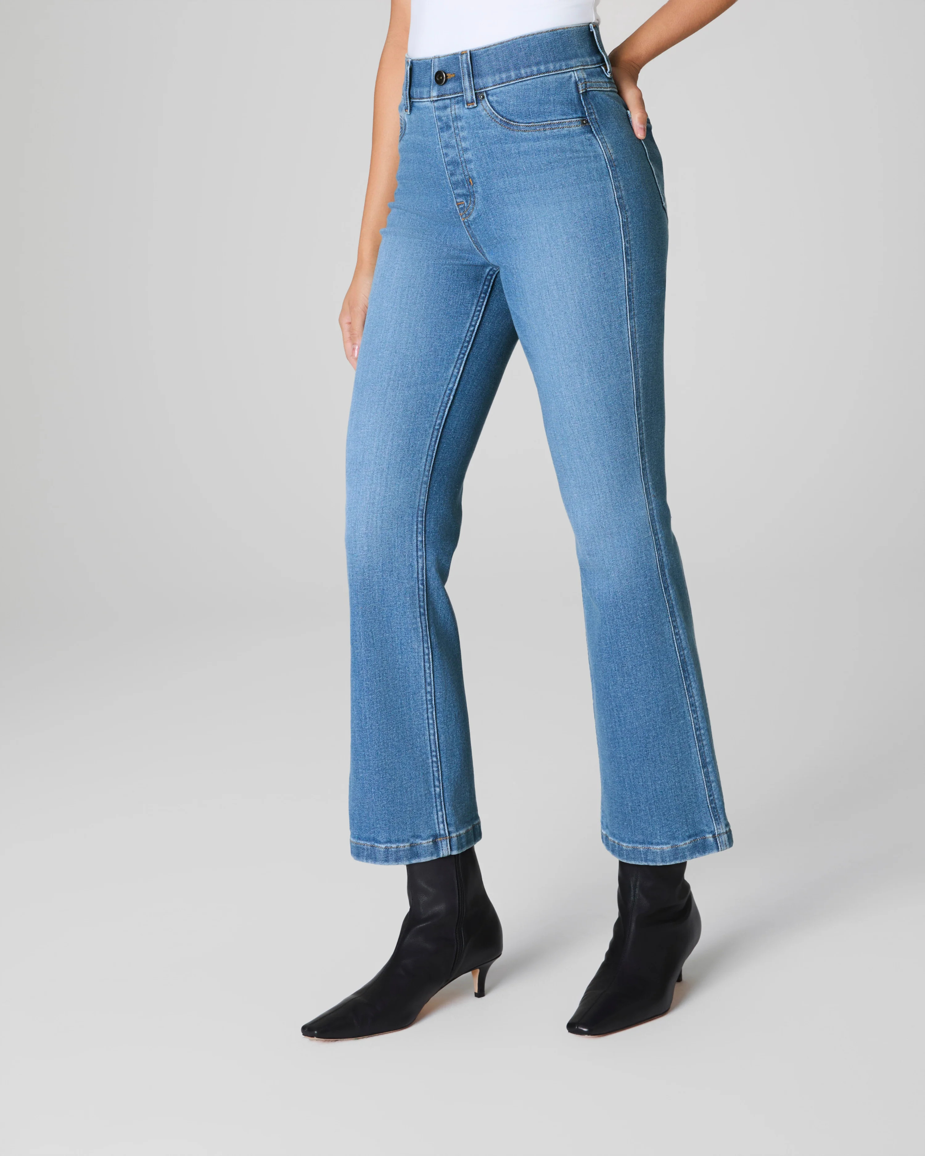 Kick Flare Jeans with Built-In Shaping & Tummy Control | SPANX | Spanx