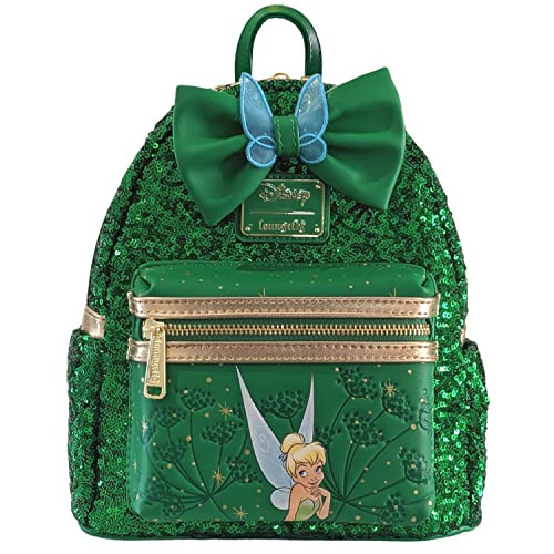 Loungefly Tinkerbell Green Sequin Mini Double Strap Shoulder Bag | Amazon (US)
