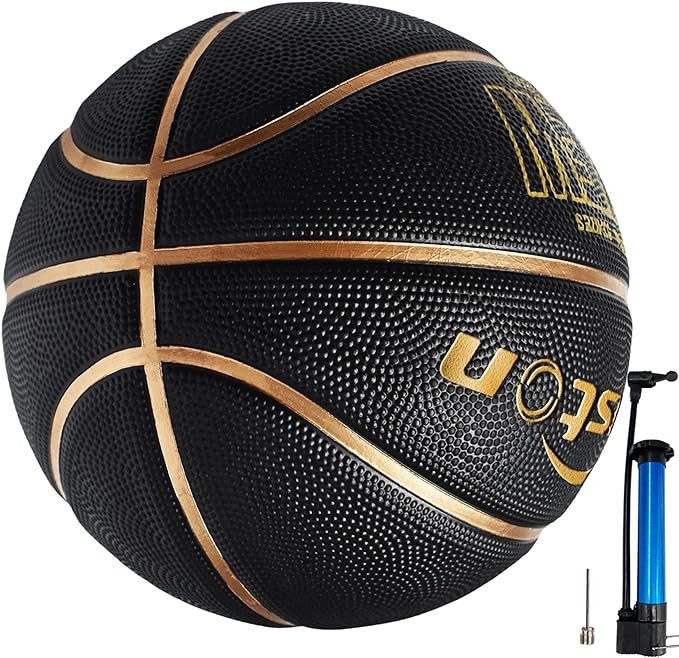Senston 29.5'' Basketball Outdoor Indoor Rubber Basketball Ball Official Size 7 Street Basketball... | Amazon (US)