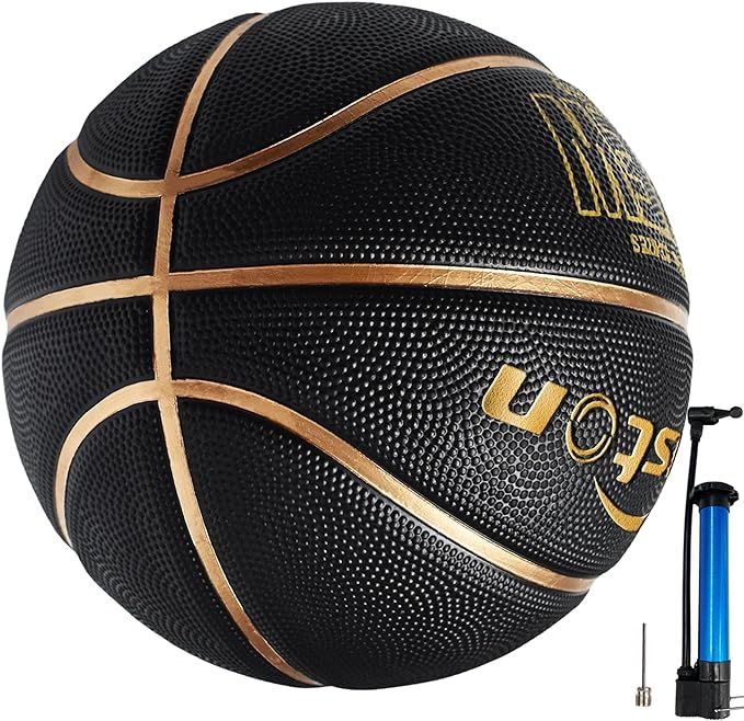 Senston 29.5'' Basketball Outdoor Indoor Rubber Basketball Ball Official Size 7 Street Basketball... | Amazon (US)