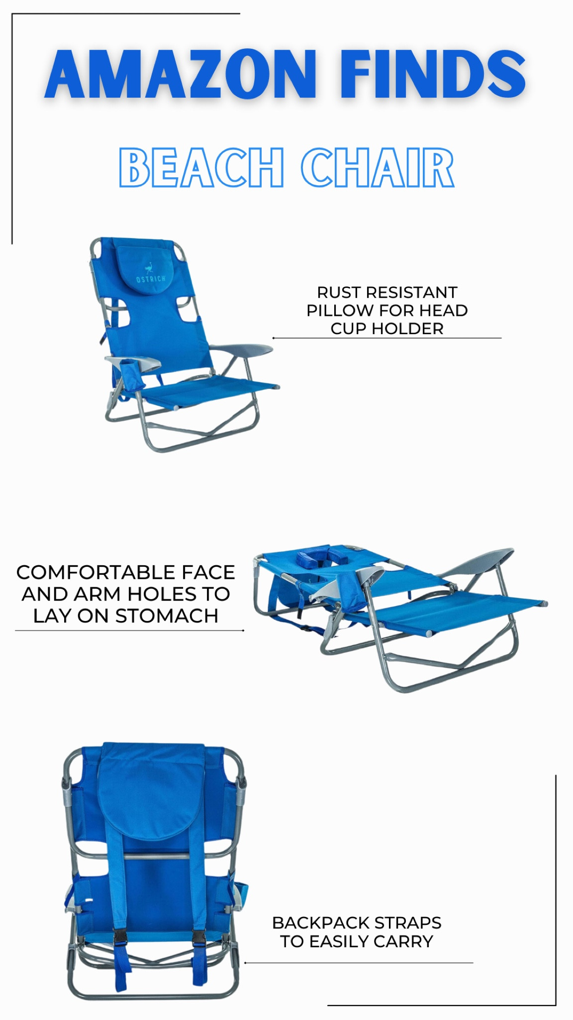 The PERFECT beach chair for this summer! 

Amazon / Summer / Vacation / Beach / Beach Chair / Comfortable / Ostrich Beach Chair 

#LTKswim #LTKfindsunder100 #LTKtravel