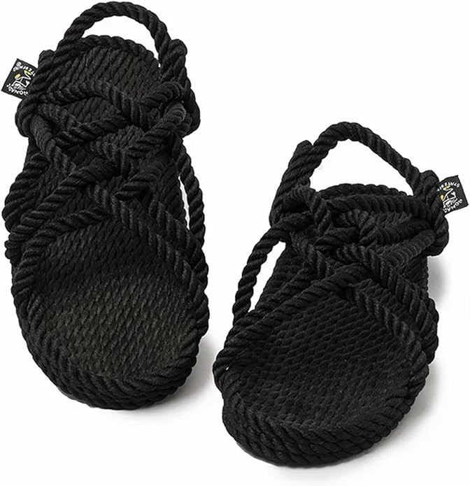 Nomadic State of Mind JC Sandal with Sole – Handmade Adjustable Rope Shoes – Vegan Friendly ... | Amazon (US)