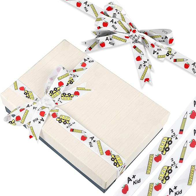 KatchOn, Back to School Ribbon for Crafts - 30 Feet | Teacher Ribbon for Teacher Appreciation Dec... | Amazon (US)