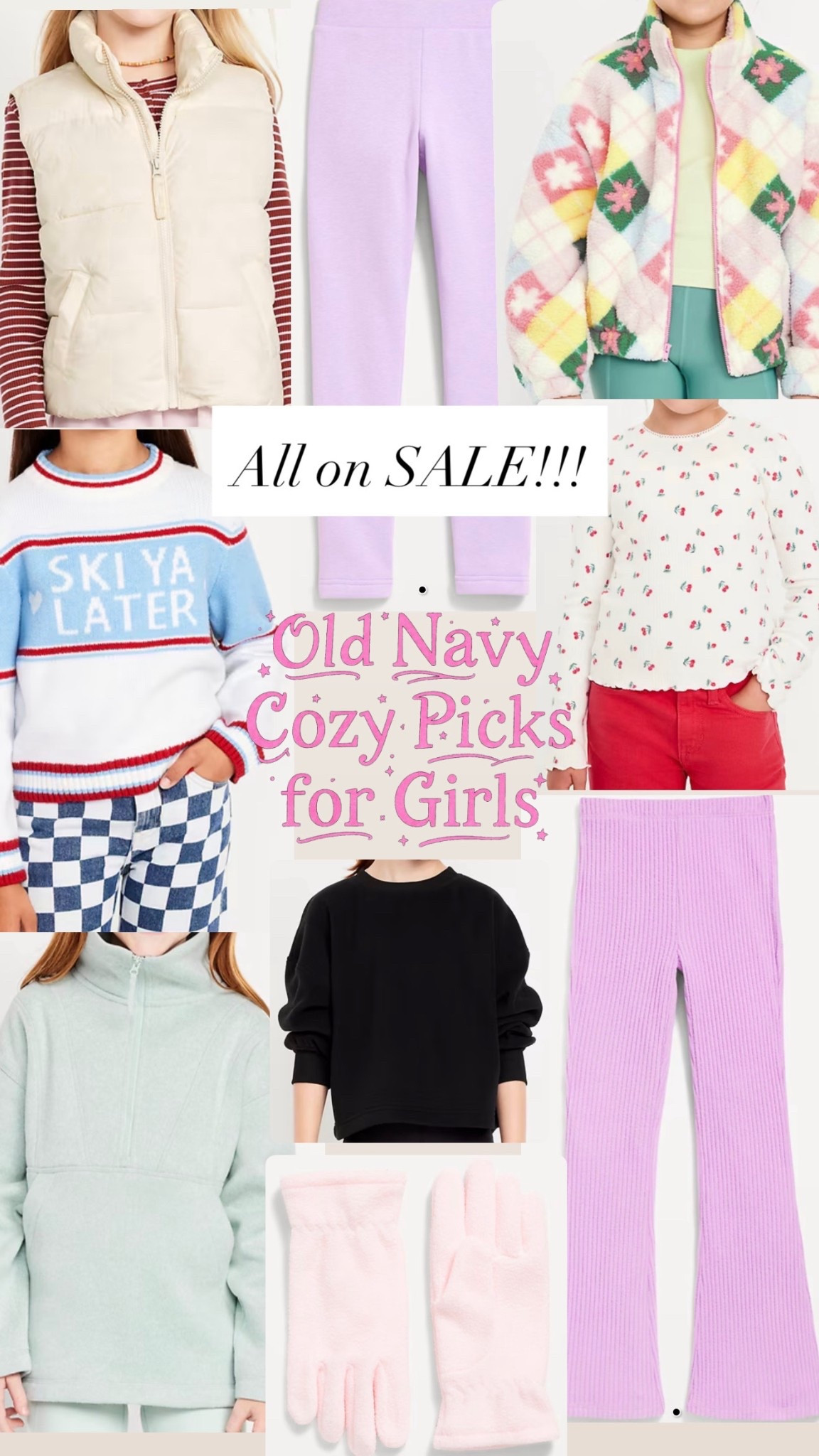 Old Navy sale for girls! Great cozy, and comfy picks!! 

#LTKKids #LTKSaleAlert