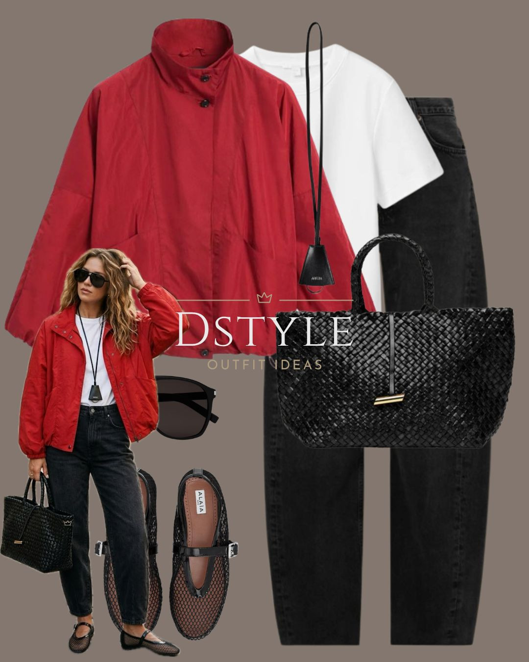 🍒 Trending red utility jacket paired with mesh flats and a woven tote. Casual, cool, and on-trend for 2026.
Tags: Red Jacket, Mesh Flats, Street Style, Woven Bag, Spring Trends.

#LTKootd