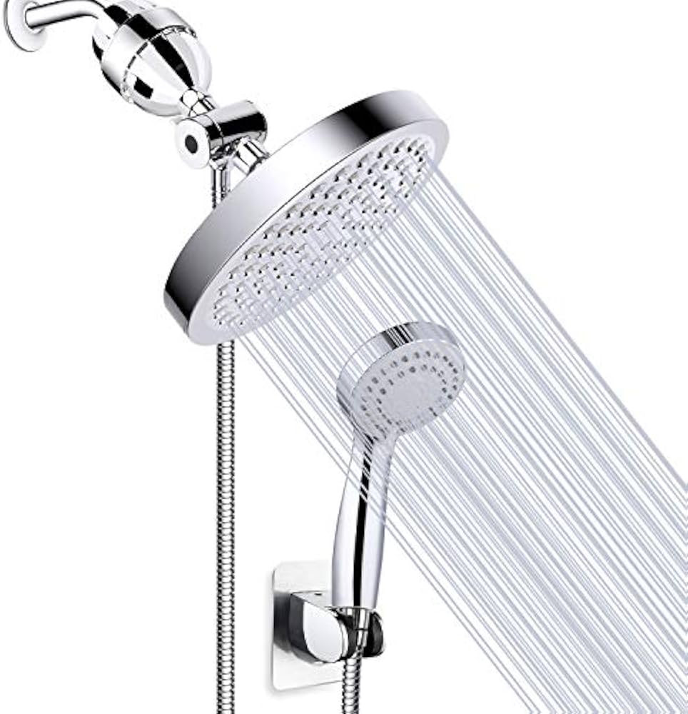 Taiker Filtered Shower Head, High Pressure Rainfall Shower Head/Handheld Shower Filter Combo, Lux... | Amazon (US)
