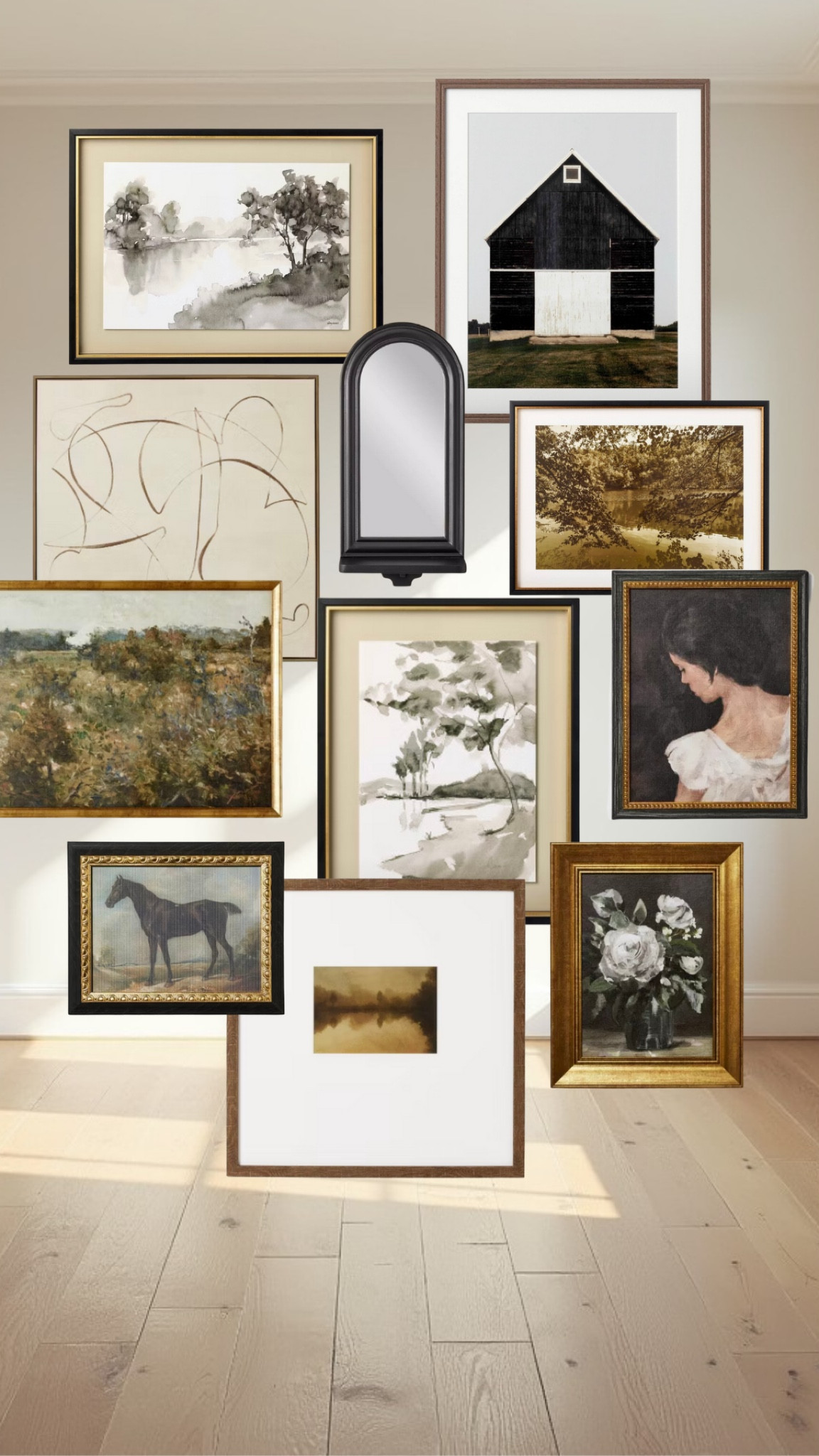 Gallery wall inspo and links! ✨