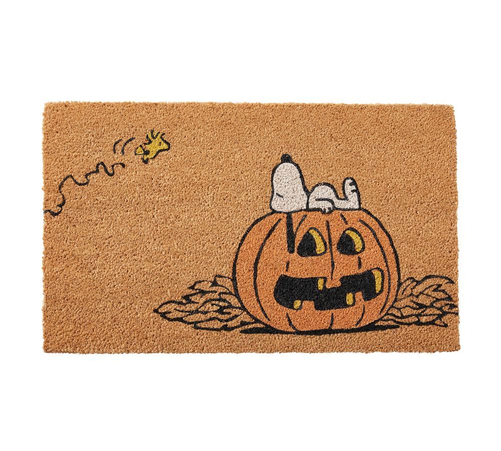 Peanuts™ Snoopy™ Pumpkin Doormat | Pottery Barn (US)