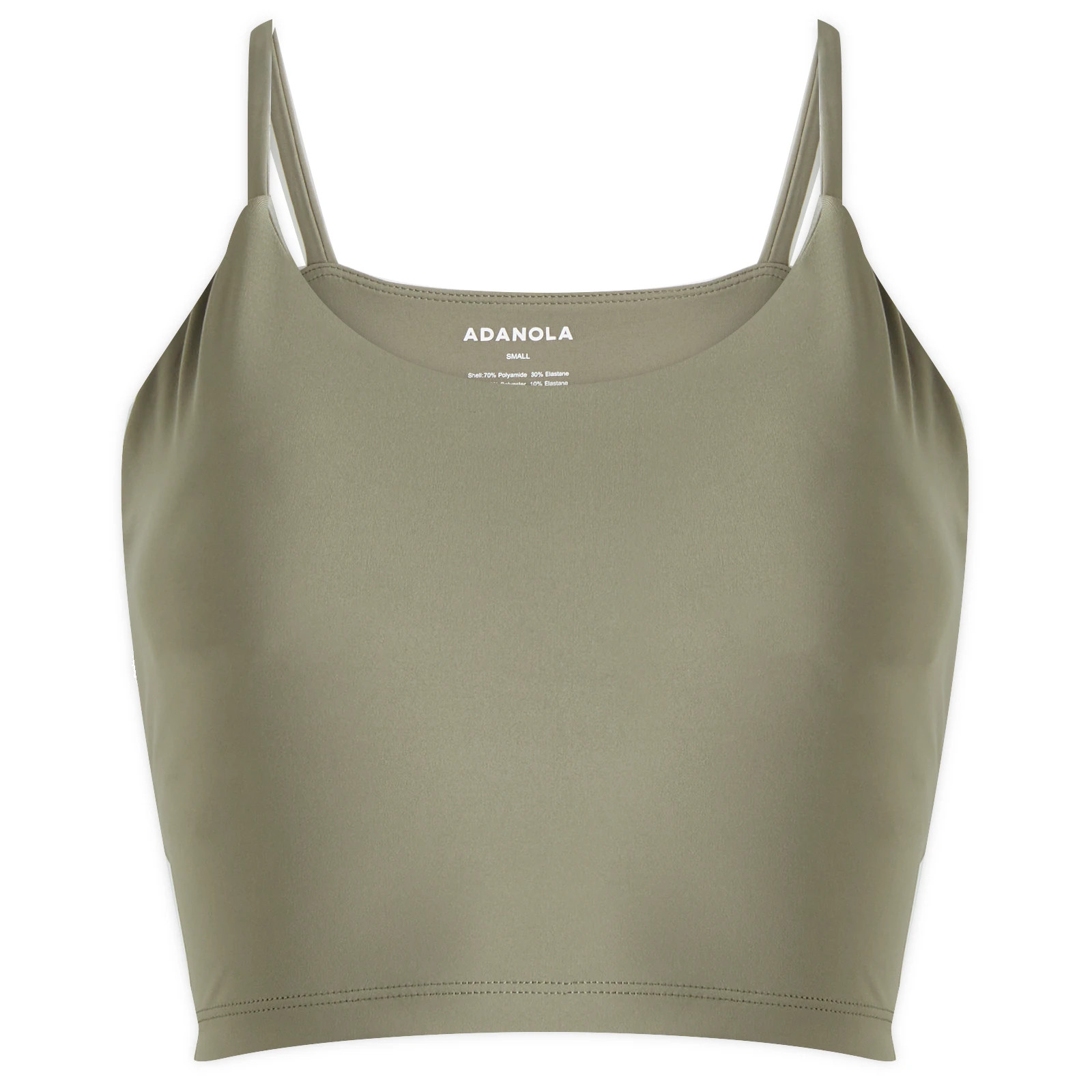 Adanola Women's Ultimate Tank Bra Top in Olive Green, Size X-Small | END. Clothing | END. Clothing