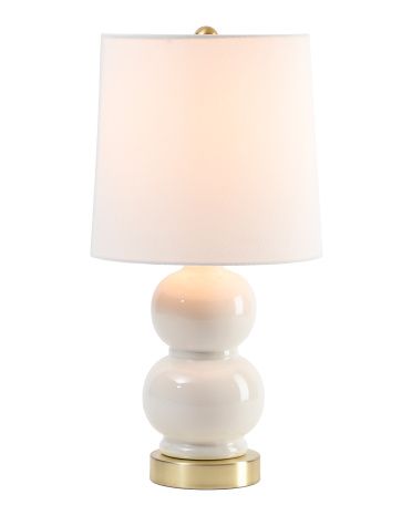 18in Usb Gourd Ceramic Table Lamp | Bedroom | Marshalls | Marshalls