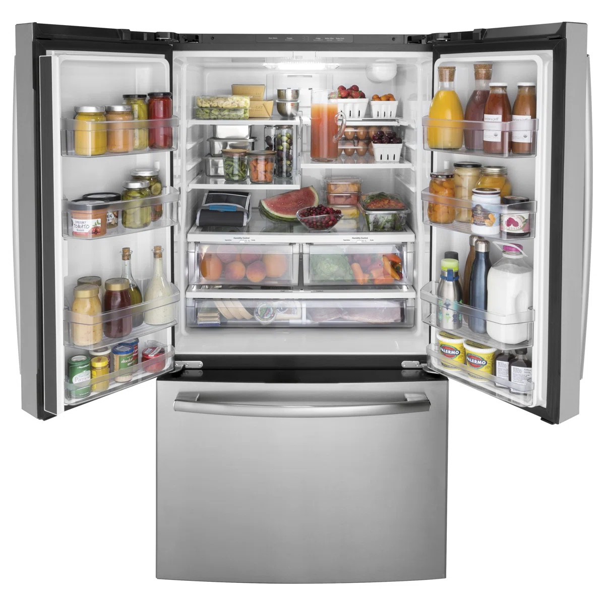 GE 36" ENERGY STAR French Door 27 cu. ft. Refrigerator GNE27JYMFS | Wayfair North America