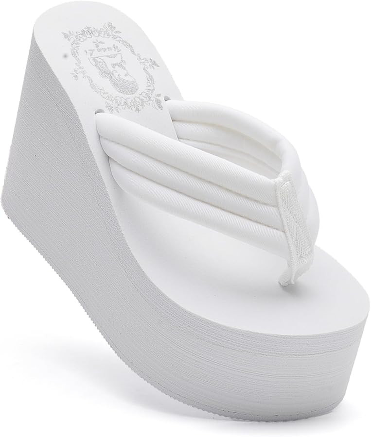 Womens Wedge Sandals Platform Sandals Women Chunky Wedge flip flops Sandals for Women | Amazon (US)