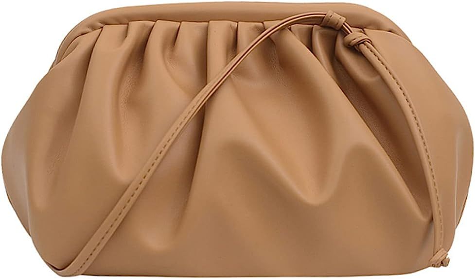 Womens Pouch Dumpling Crossbody Bag Cloud Handbag Soft Clutch Purse Shoulder Bag | Amazon (US)