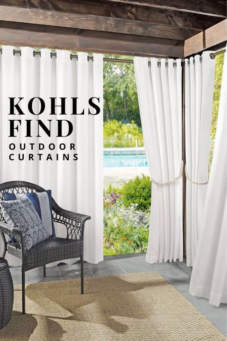 Outdoor fade resistant curtains for a patio or balcony space. 



#LTKHome #LTKSaleAlert #LTKSeasonal