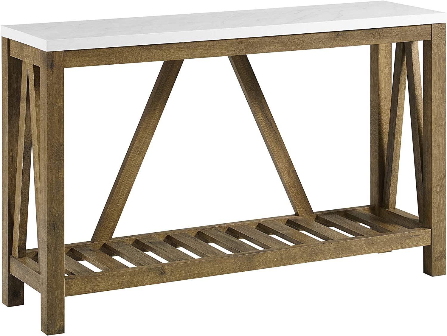 Walker Edison Modern Farmhouse Accent Entryway Table Entry Table Living Room End Table, 52 Inch, ... | Amazon (US)