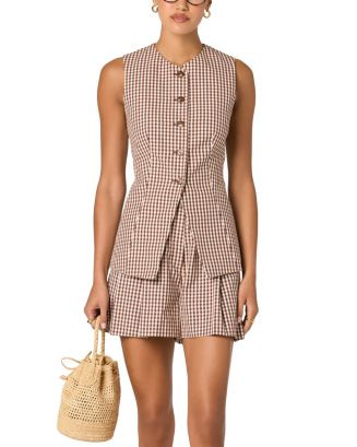 Gingham Karan Vest | Bloomingdale's (US)