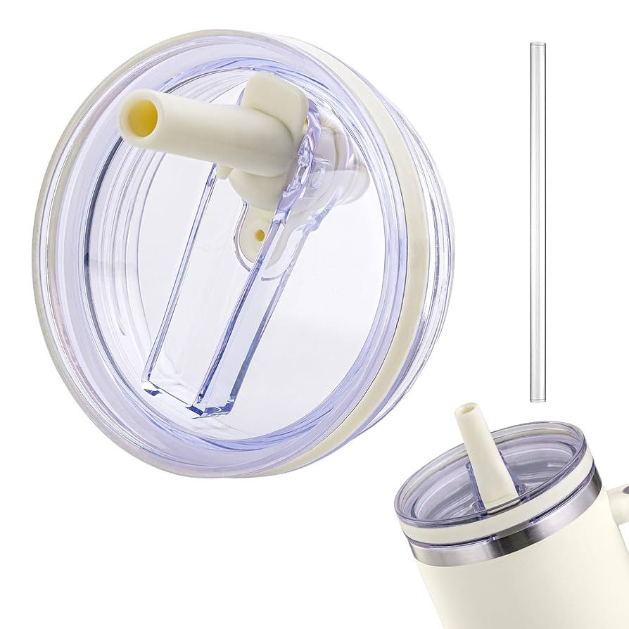 Straw Lid for Stanley 40oz and 64oz Tumbler.Leakproof Flip Straw Lid Fit stanley Cup Quencher H2.... | Amazon (US)