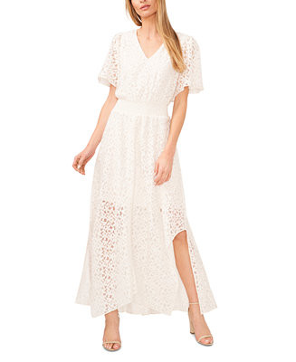 Women's Lace Batwing Sleeve Maxi Dress | Macy's