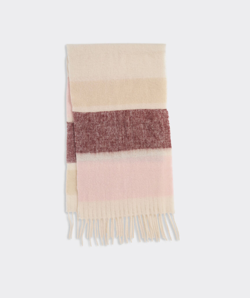 Oversized Plush Wool-Blend Scarf | vineyard vines