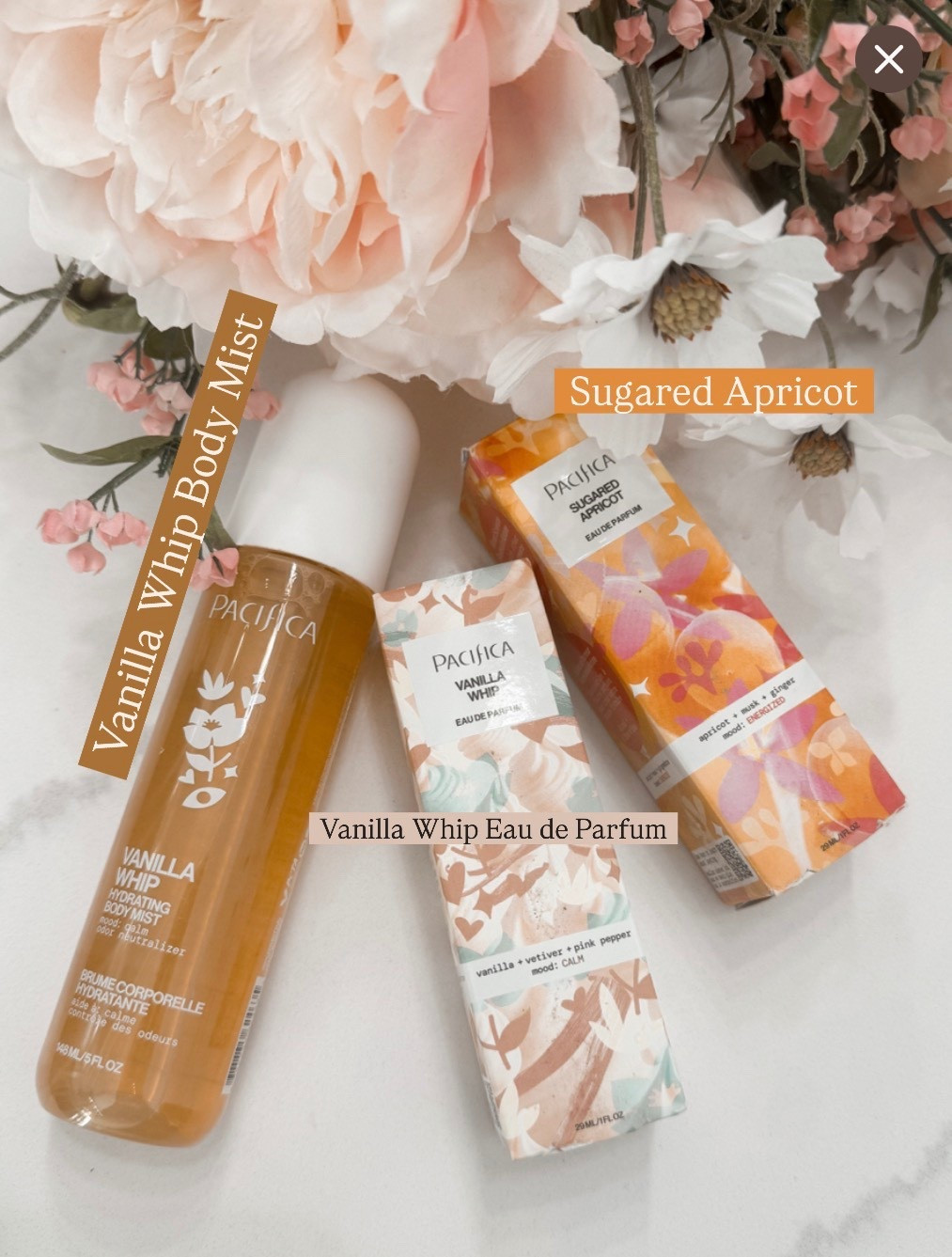 Sweet, cozy, and officially on repeat 🍦🍑✨

These new scents from Pacifica are giving creamy vanilla + juicy apricot perfection. They’re clean, layerable, and perfect for everyday wear.

✨ Vanilla Whip Hydrating Body Mist for that soft, cozy glow
🤍 Vanilla Whip Eau de Parfum when I want creamy, elevated vibes
🍑 Sugared Apricot for a bright, fruity finish

Even better… they’re exclusively sold at Walmart, so they’re easy to grab on your next run 🛒💕

Shop them all in my LTK.

#ltkbeauty #ltkfinds #walmartfinds #pacificabeauty #cleanfragrance #vanillavibes #fragrancelover #affordablebeauty

#LTKBeauty #LTKdayinmylife #LTKgrwm