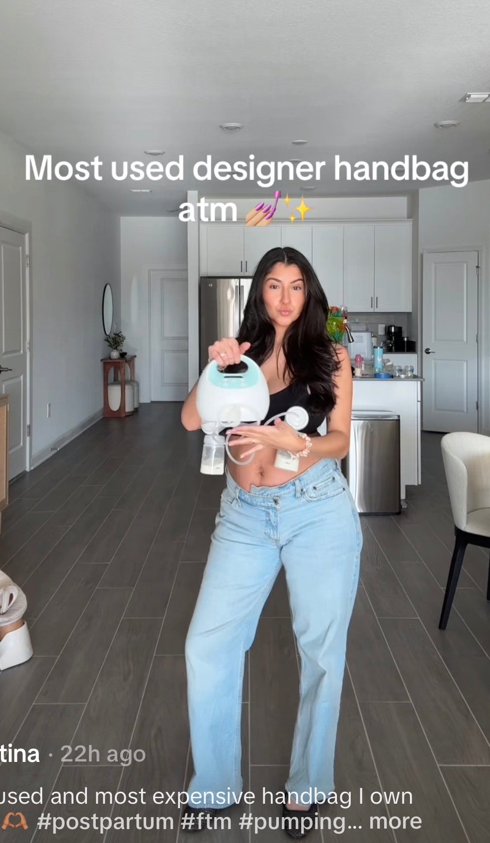 Pumping bra and jeans linked 🫶🏽