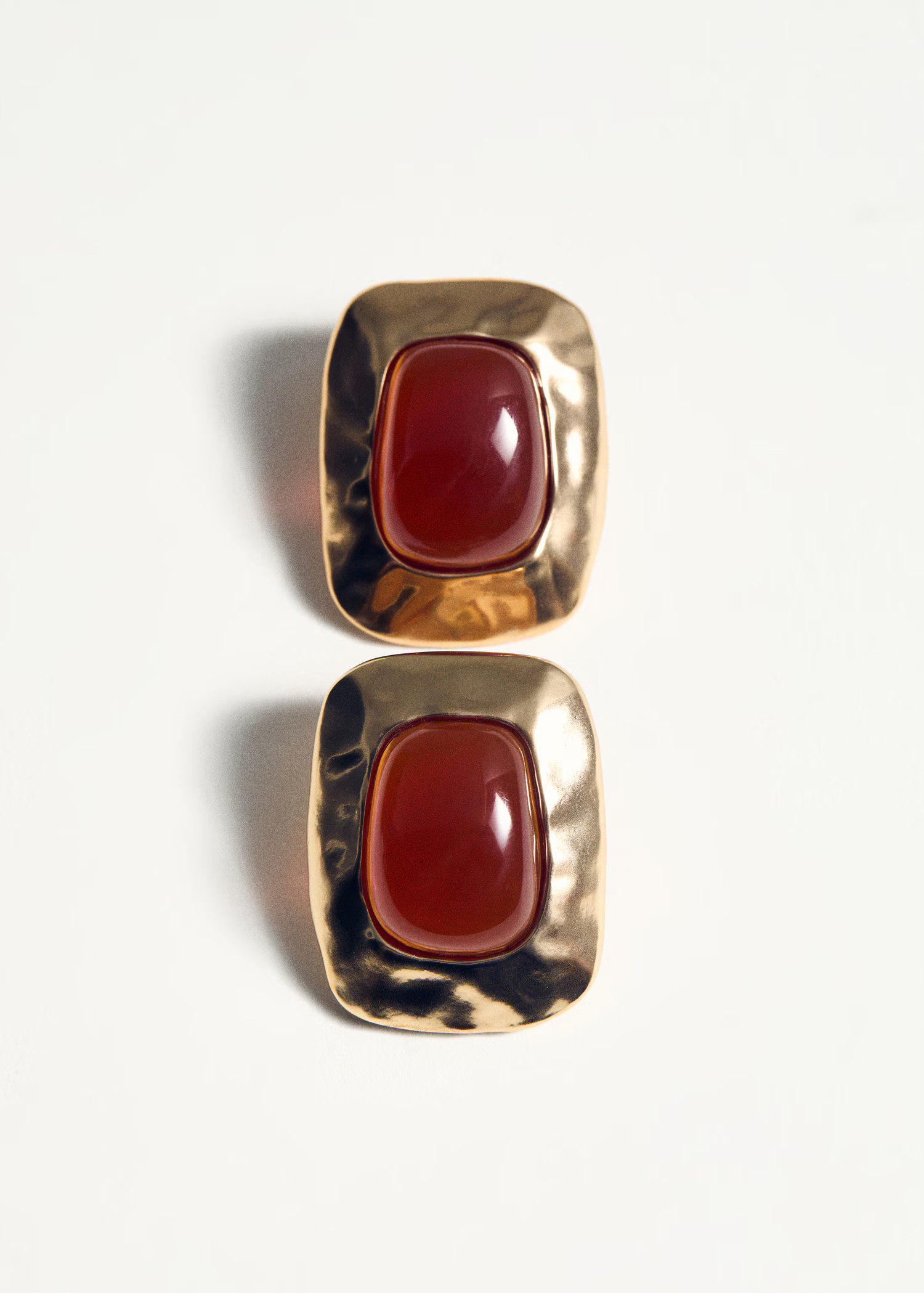 Combined resin stone earrings - Women | MANGO USA | Mango (US/MX/AU)