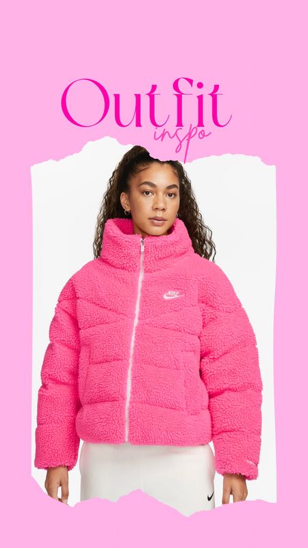 Barbiecore Sportswear | Nike Winter Jacket  | Pink Gym Oufit 

#LTKsalealert