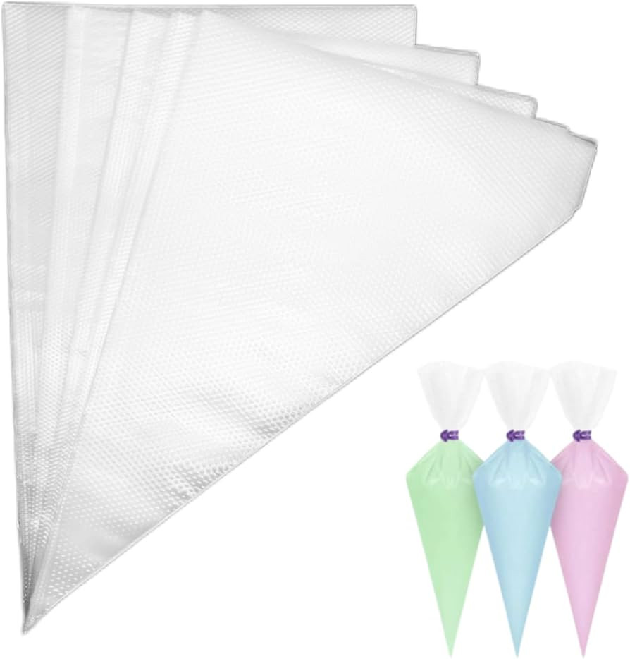 Piping Bags,100pcs 12 Inch Anti Burst Disposable Cake Decorating Bags,Non-Slip Pastry Bags-Ideal ... | Amazon (US)