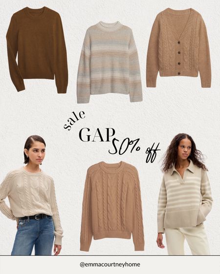 Gap has SUCH a huge sale on right now. I bought a few sweater from them at the end of summer and really happy with the quality. They have been washing really well unlike some H&M pieces I have. The price is usually more than H&M would be (except in this sale) but they hold up way better! 

Pay attention to the fabric. Usually cotton and natural fabrics hold up better and don’t pill

🇨🇦 site linked as similar (those are the items I own)

#LTKCyberWeek #LTKfindsunder50 #LTKHoliday
