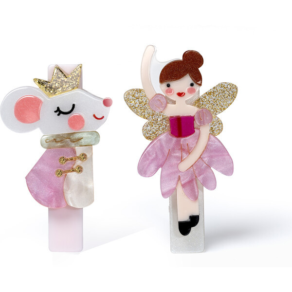 Mouse Ballerina Hair Clips | Maisonette