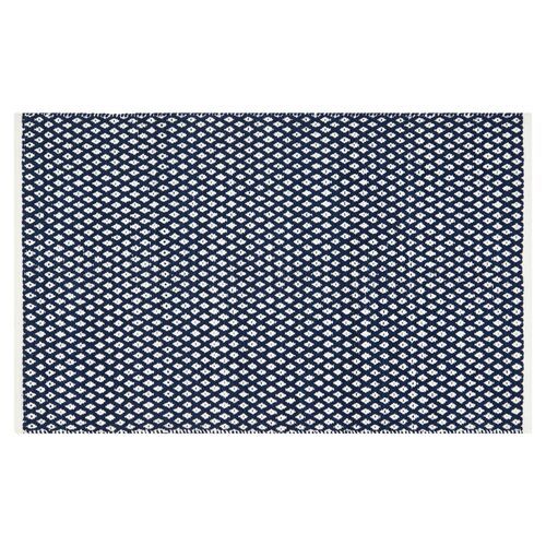 Penny Rug, Navy/White | One Kings Lane