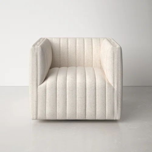 Azhan Upholstered Swivel Armchair | Wayfair North America