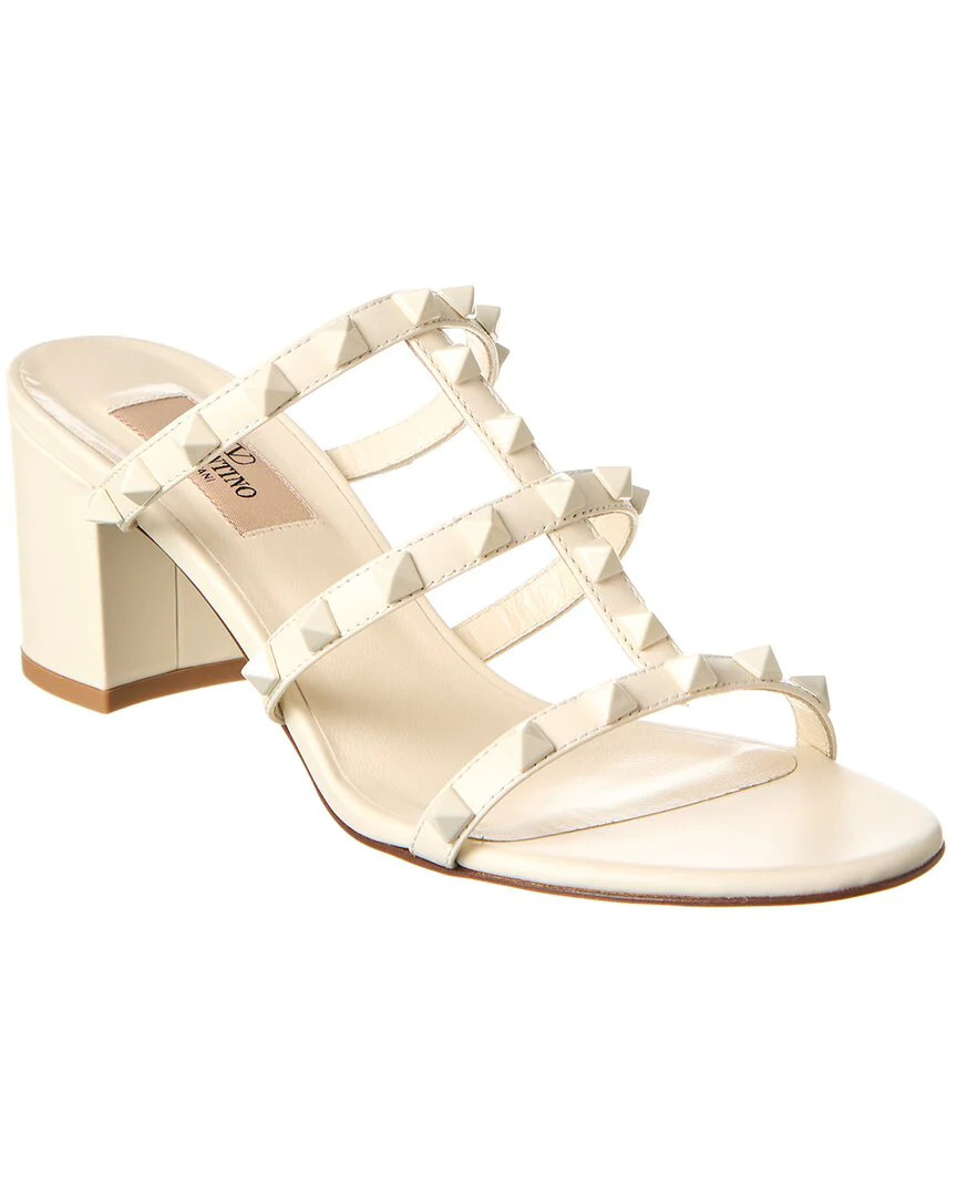 Valentino Rockstud Caged 60 Leather Sandal | Shop Simon