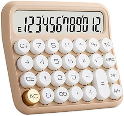Calculators, Benkaim Desk Calculator, Basic Standard Calculator,12 Digit Large LCD Display Big Bu... | Amazon (US)