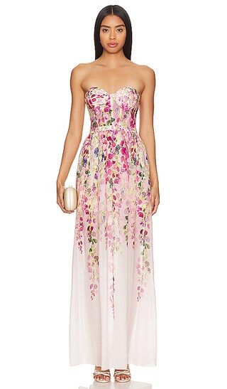 Long Evening Dress in Angel Floral Gown Spring Gown Spring Maxi Dress Spring Dress Maxi Dress Spring | Revolve Clothing (Global)