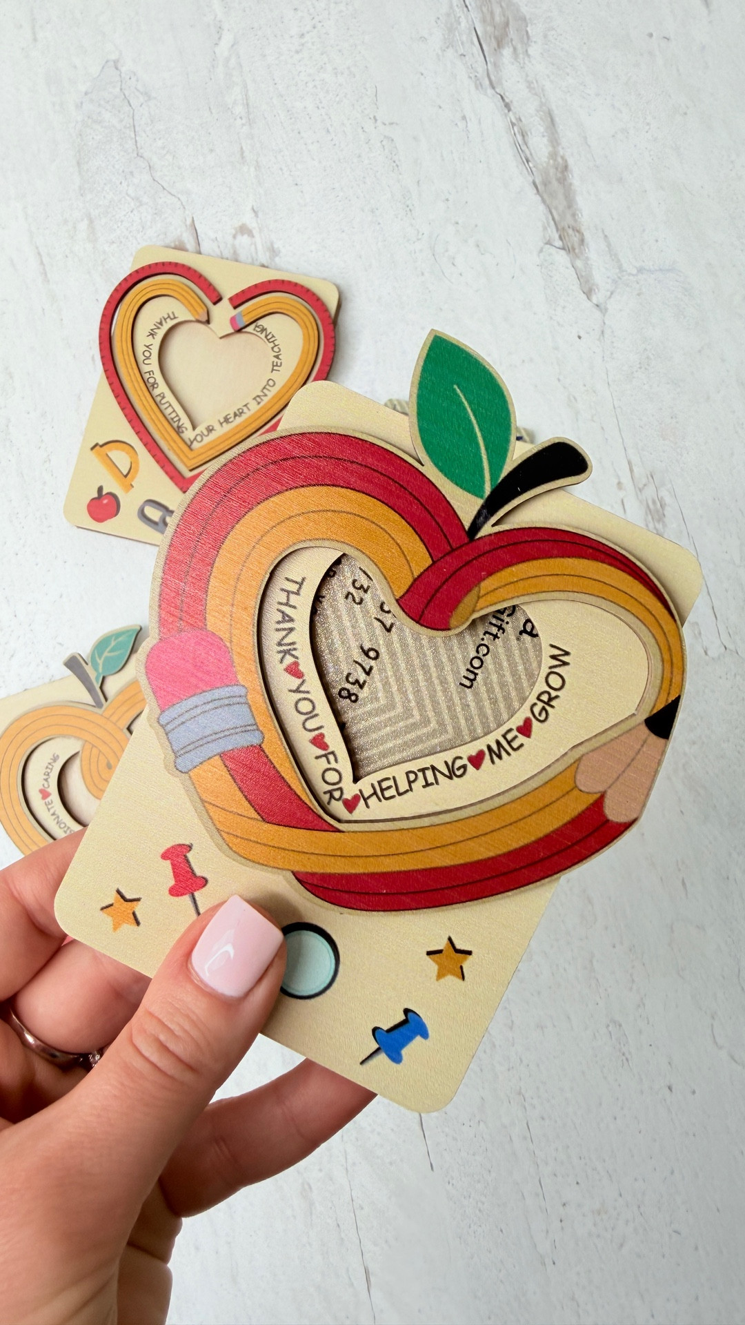 ✨Turning a simple gift card into something extra cute 💝✨ Perfect for Teacher Appreciation 🎁 