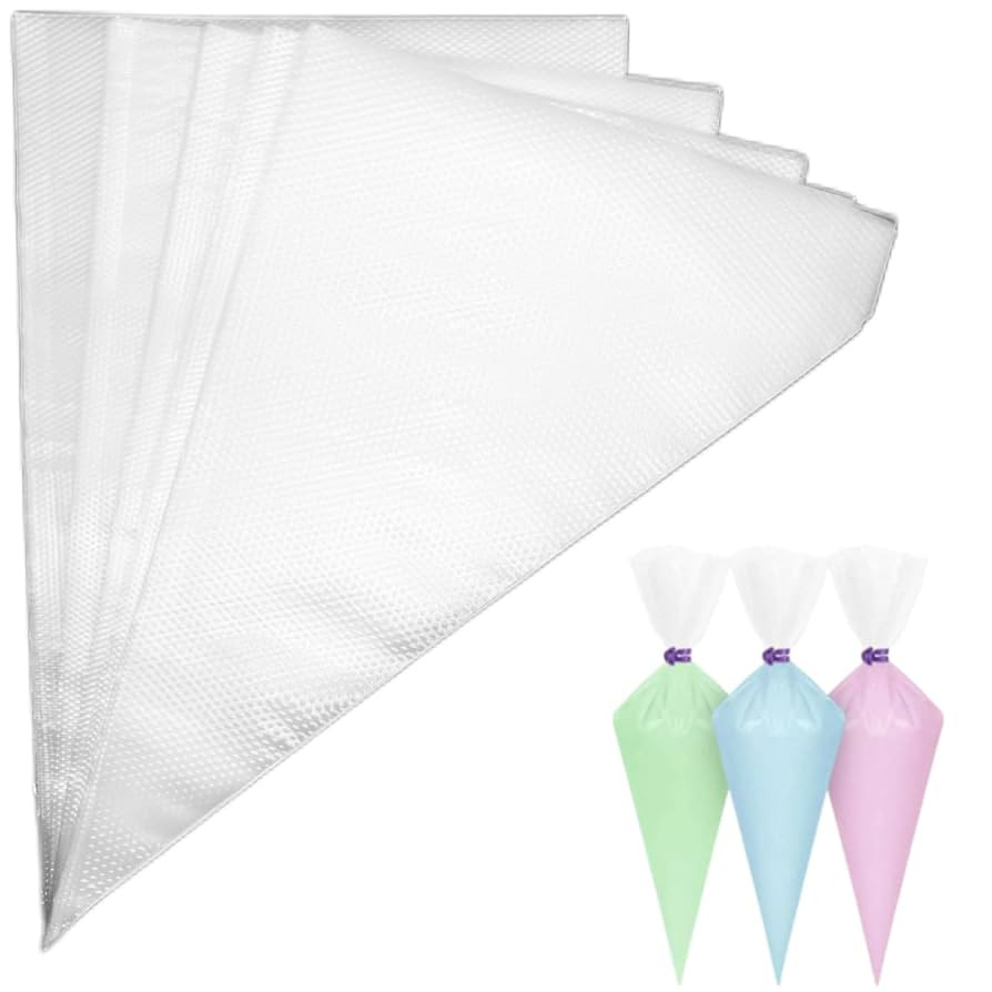 Piping Bags,100pcs 12 Inch Anti Burst Disposable Cake Decorating Bags,Non-Slip Pastry Bags-Ideal ... | Amazon (US)