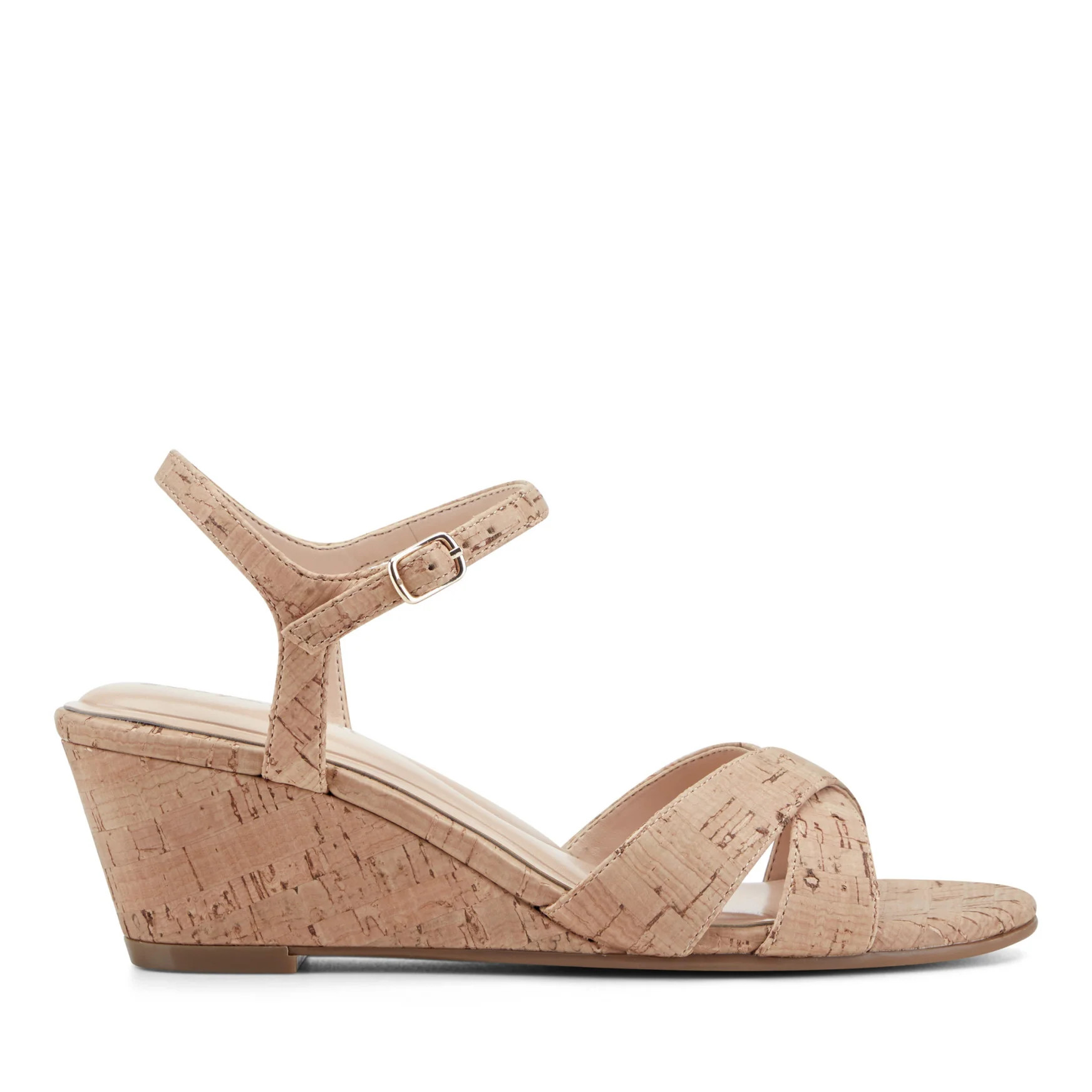 Women's Noya Dress Wedge Sandals - Medium Natural Cork | Easy Spirit | Easy Spirit