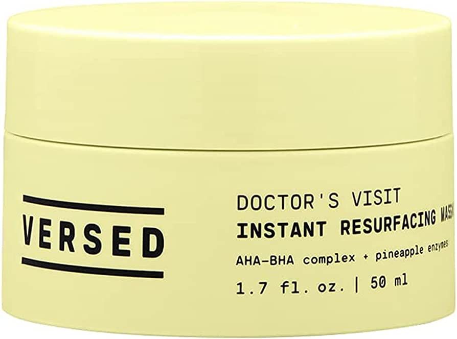 Versed Doctor’s Visit Instant Resurfacing Face Mask - AHA, BHA and Enzyme Exfoliating Mask Help... | Amazon (US)